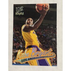 1996-97 Fleer Ultra Kobe Bryant Rookie RC #52 Lakers Fleer Ultra Rookie
